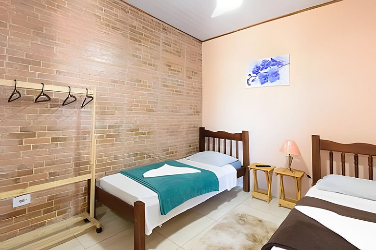 Recanto Dantas, aconchego Paraty I Duplo solteiro